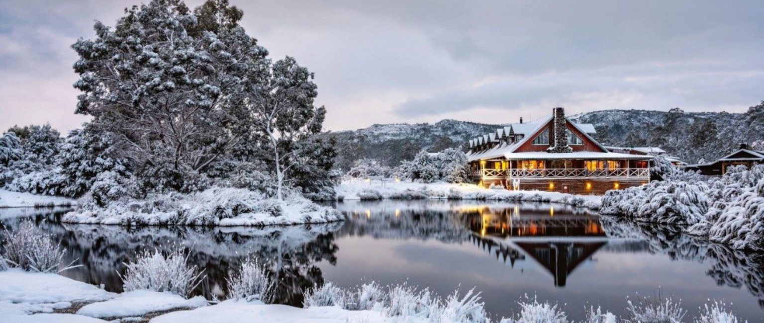 The Cradle Mountain Lodge on the northern edge of the Tasmanian Wilderness World Heritage Area is for sale. Picture: Supplied by CBRE