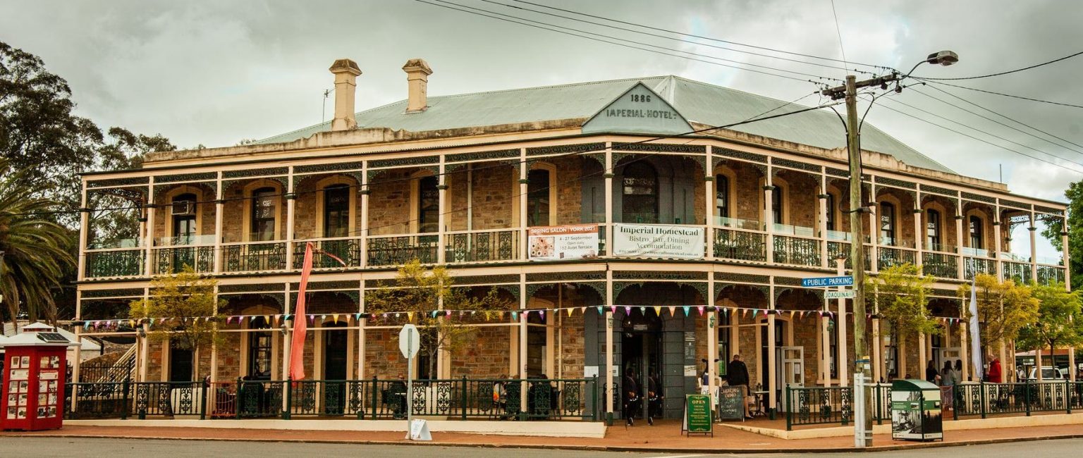 The Imperial Homestead Hotel, built in 1886, is on the market for $1.8 million. Picture: realcommercial.com.au/for-sale

