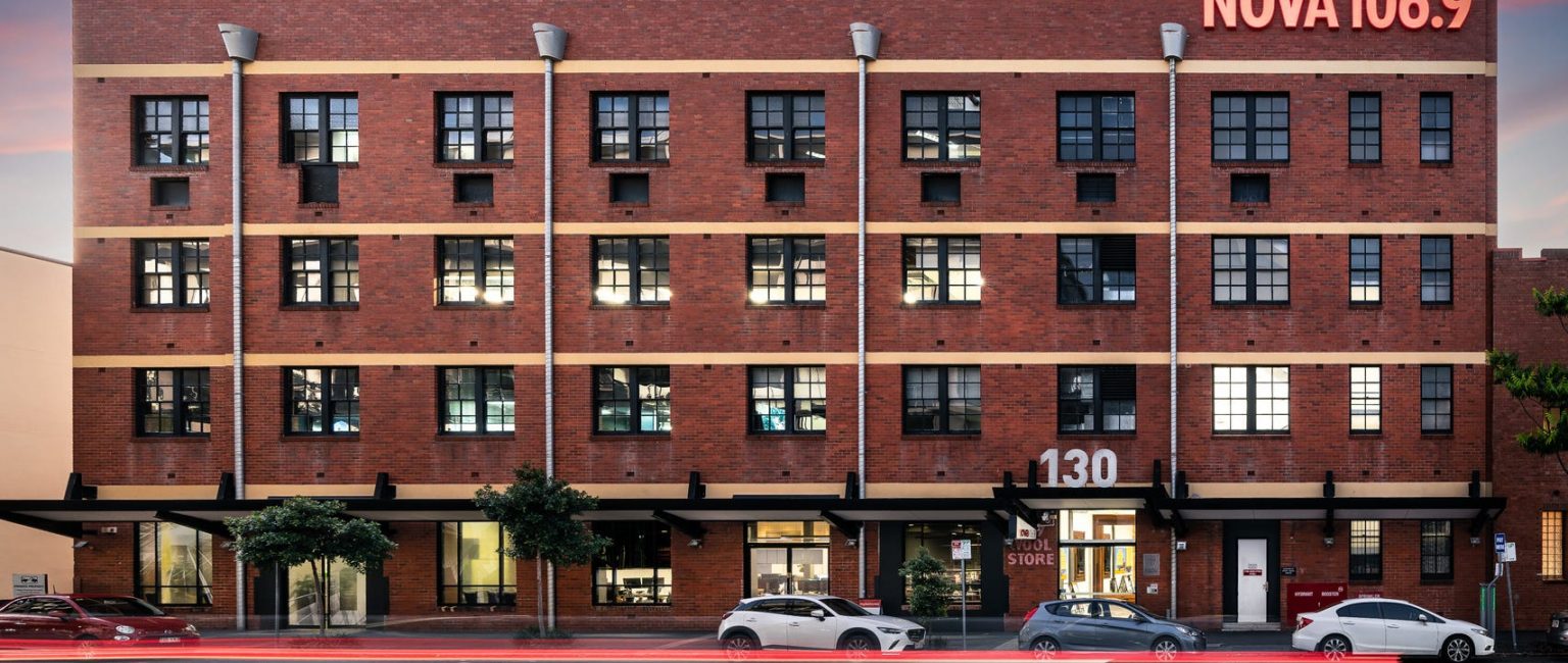 The former Willoughby & Co Woolstores, now home to NOVA FM, has sold for $28,650,000.  Picture: realcommercial.com.au/sold
