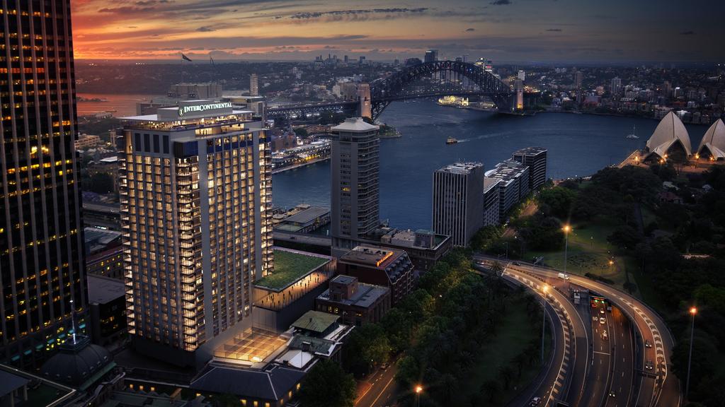Supplied Editorial Artists impression of the proposed upgrade to the InterContinental Sydney