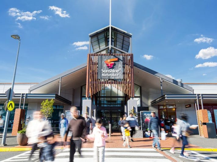 A 50% stake in the Sunshine Marketplace shopping centre is on the market. Picture: realcommercial.com.au/for-sale