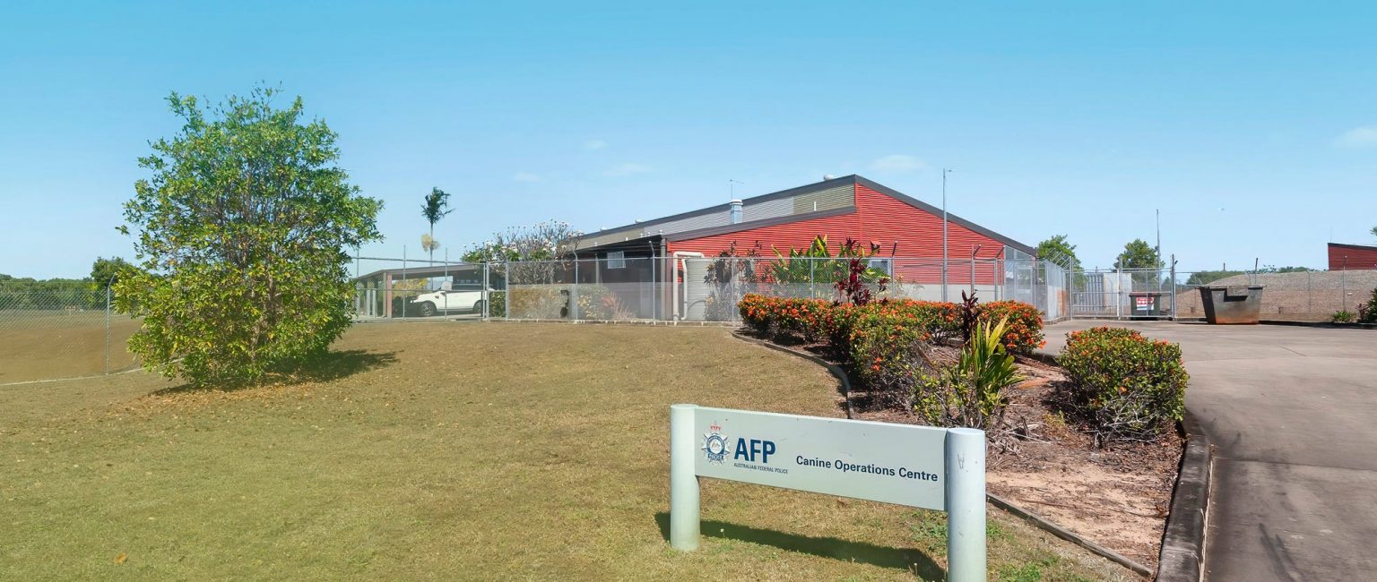 An AFP K9 unit at Cairns International Airport is going to be auctioned later this month. Picture: realcommercial.com.au/for-sale