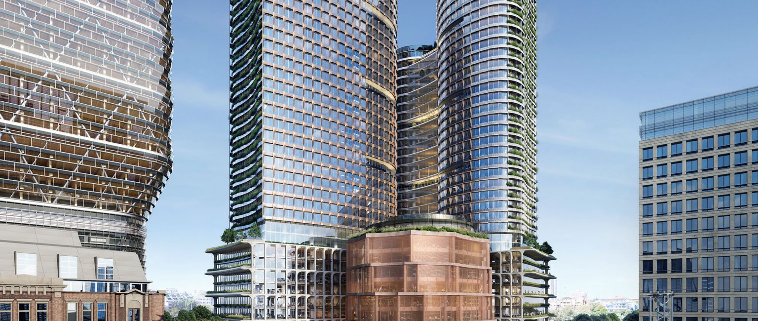 Sydney’s emerging tech precinct next to Central Station has been bolstered by a $3bn development. Picture: Supplied by Frasers Property Australia

