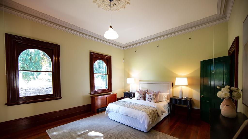 A view of the bedroom.