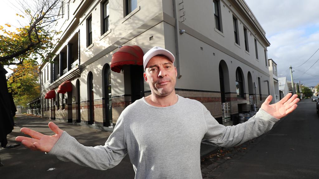 Former Footscray footballer Paul Dimattina’s iconic South Melbourne pub