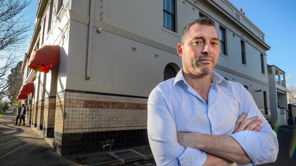 Former Footscray footballer Paul Dimattina’s iconic South Melbourne pub