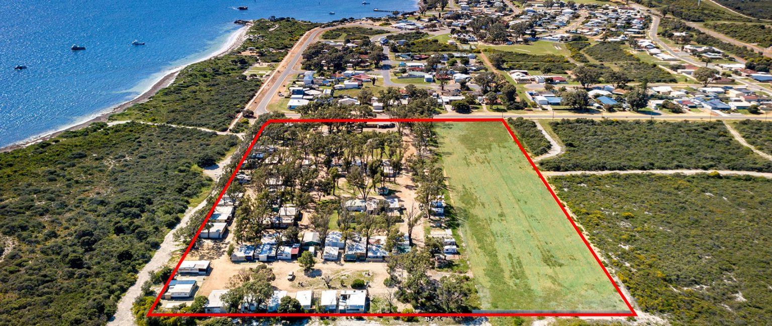 Oceanfront caravan park on Australia’s Coral Coast for sale