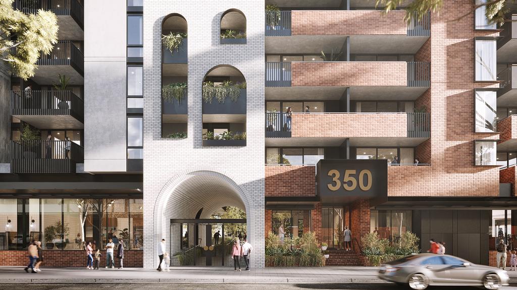 Supplied Editorial Artists impression of the build to rent development at 350 Macaulay
Rd, Kensington, by Local