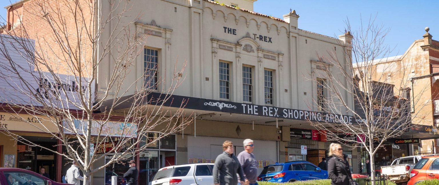 The 1920s-era Rex Theatre is a beloved local icon in Daylesford. Picture: realcommercial.com.au
