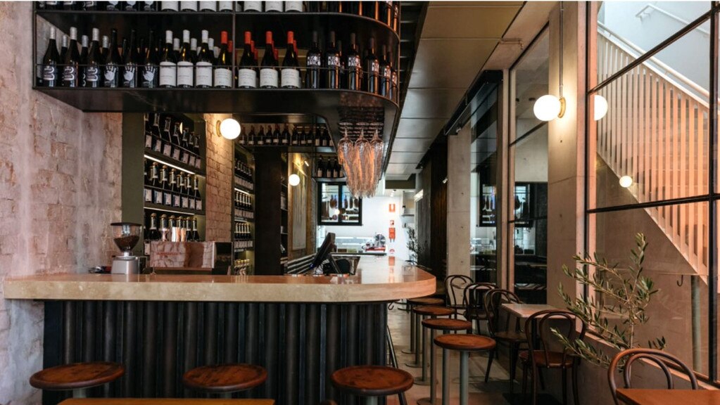 A view of the level four bar area.