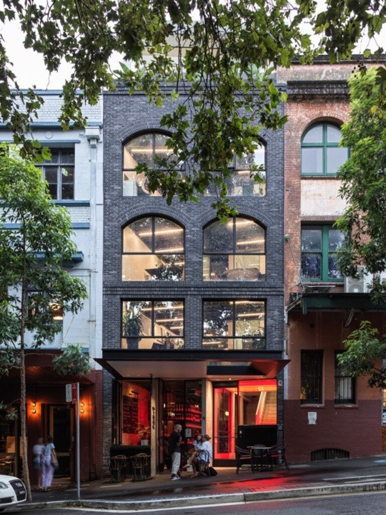 The renovated inner-city building up for sale.