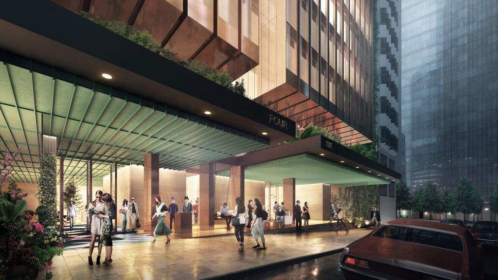 Supplied Editorial Holdmark has lodged plans for a Sydney CBD hotel tower designed by
Woods Bagot