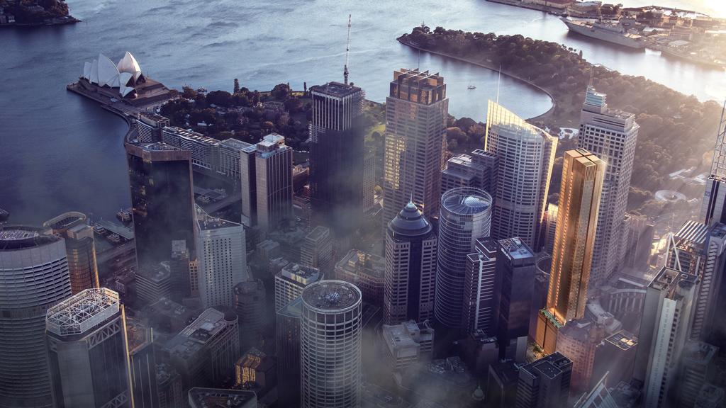 Supplied Editorial Holdmark has lodged plans for a Sydney CBD hotel tower designed by
Woods Bagot