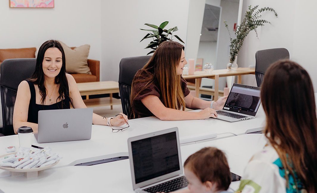 A co-working space with built-in childcare has proven to be a hit. Picture: BubbaDesk