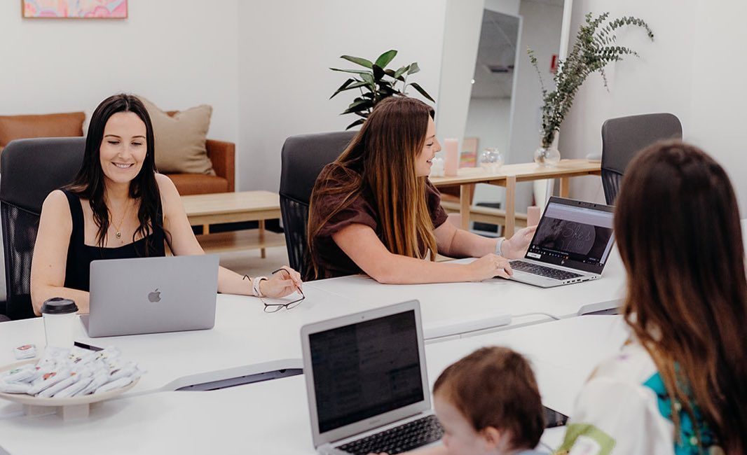 A co-working space with built-in childcare has proven to be a hit. Picture: BubbaDesk
