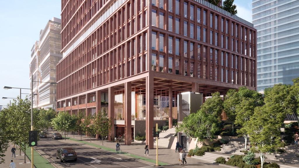 Supplied Editorial Artists impression of the tower at Lot 9, Perth City Link