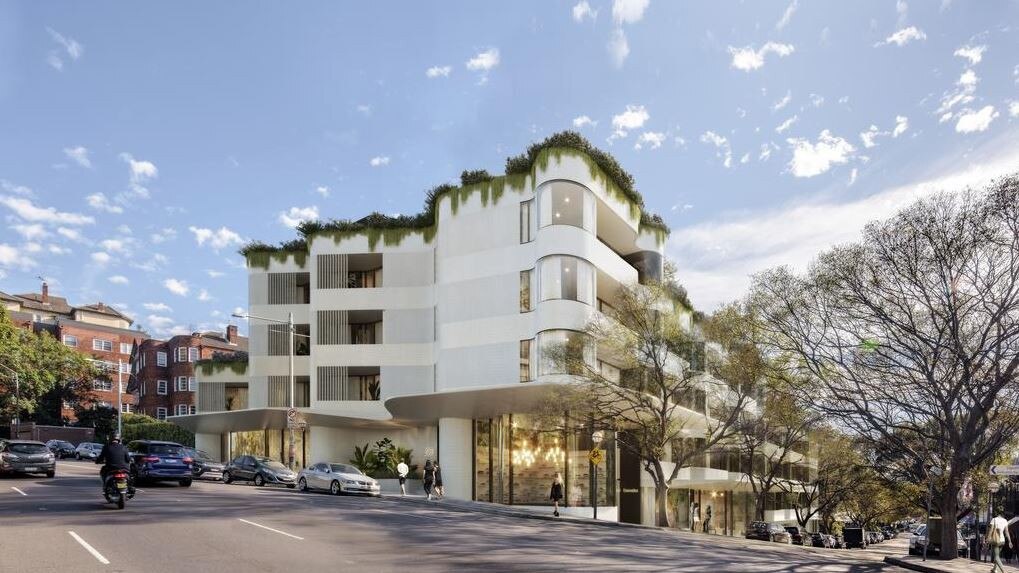 An artist's impression of Fortis's planned boutique apartment development at 2-10 Bay St