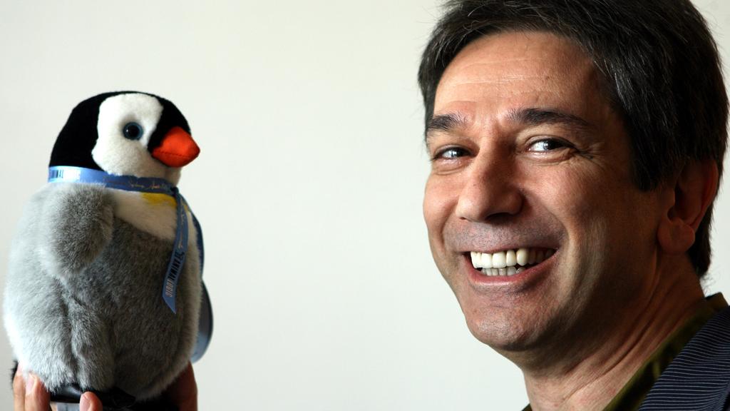 Australian animated movie Happy Feet, directed by George Miller and starring Brittany Murphy which opens Boxing Day, pictured in Sydney today. Animal Logic Managing Director Zareh Nalbandian.