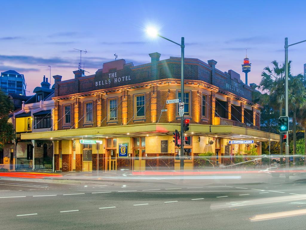 Supplied Editorial Pub baron Arthur Laundy has bought The Bells Hotel on the Woolloomooloo waterfront in Sydney