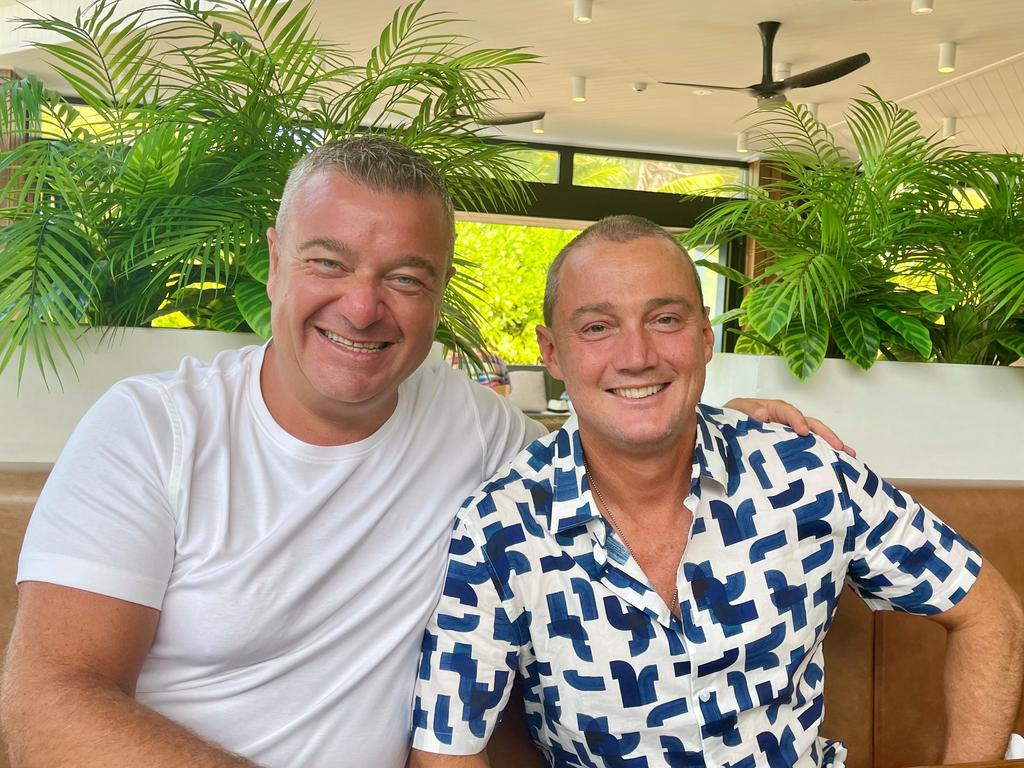 Bricklet Chairman Giuseppe Porcelli (l) and Bricklet CEO Darren Younger. Picture: supplied