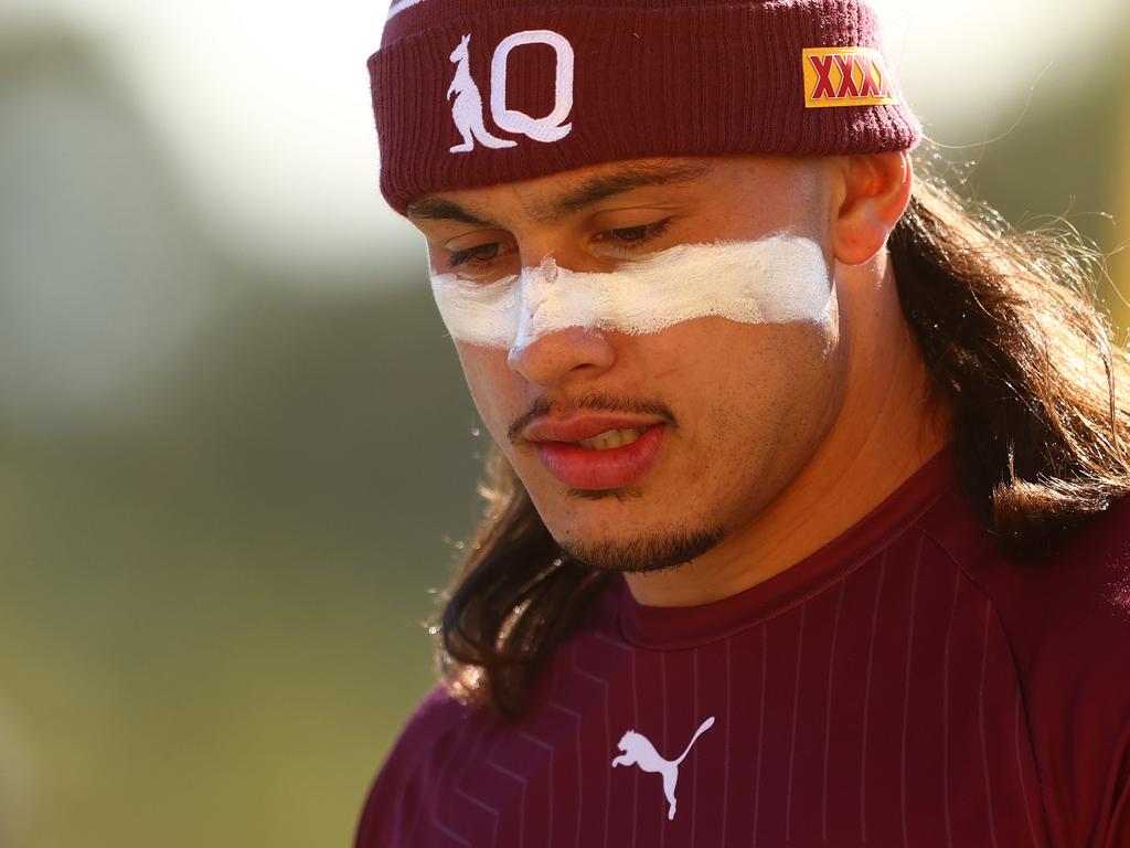 Queensland Maroons State of Origin Training Session