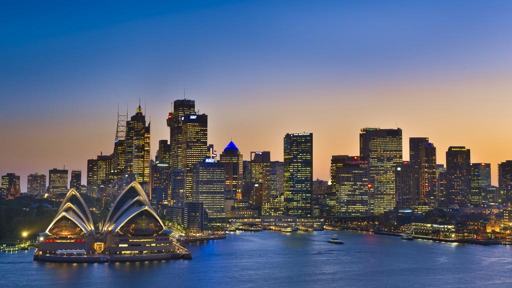 Sydney Opera house and cityscape