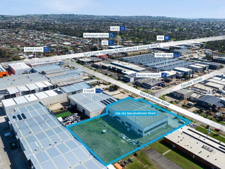 Prominent neighbours underscore value of prime Grovedale industrial site