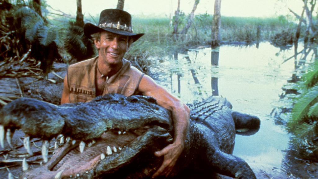 PAUL HOGAN & CROCODILE CROCODILE DUNDEE (1986)