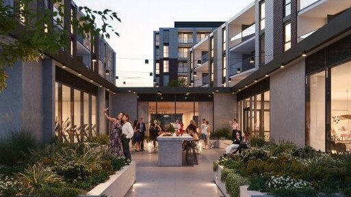 Blackstone’s Build-to-Rent Realm Caulfield complex in Melbourne. Picture: Supplied
