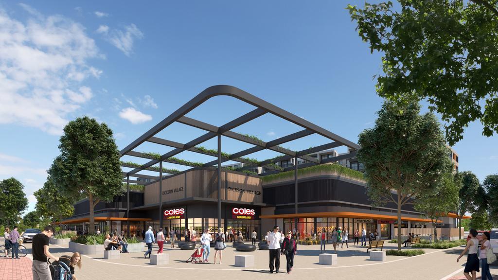 Supplied Editorial Artists impression of Dickson Village which has been sold to Aware
Real Estate