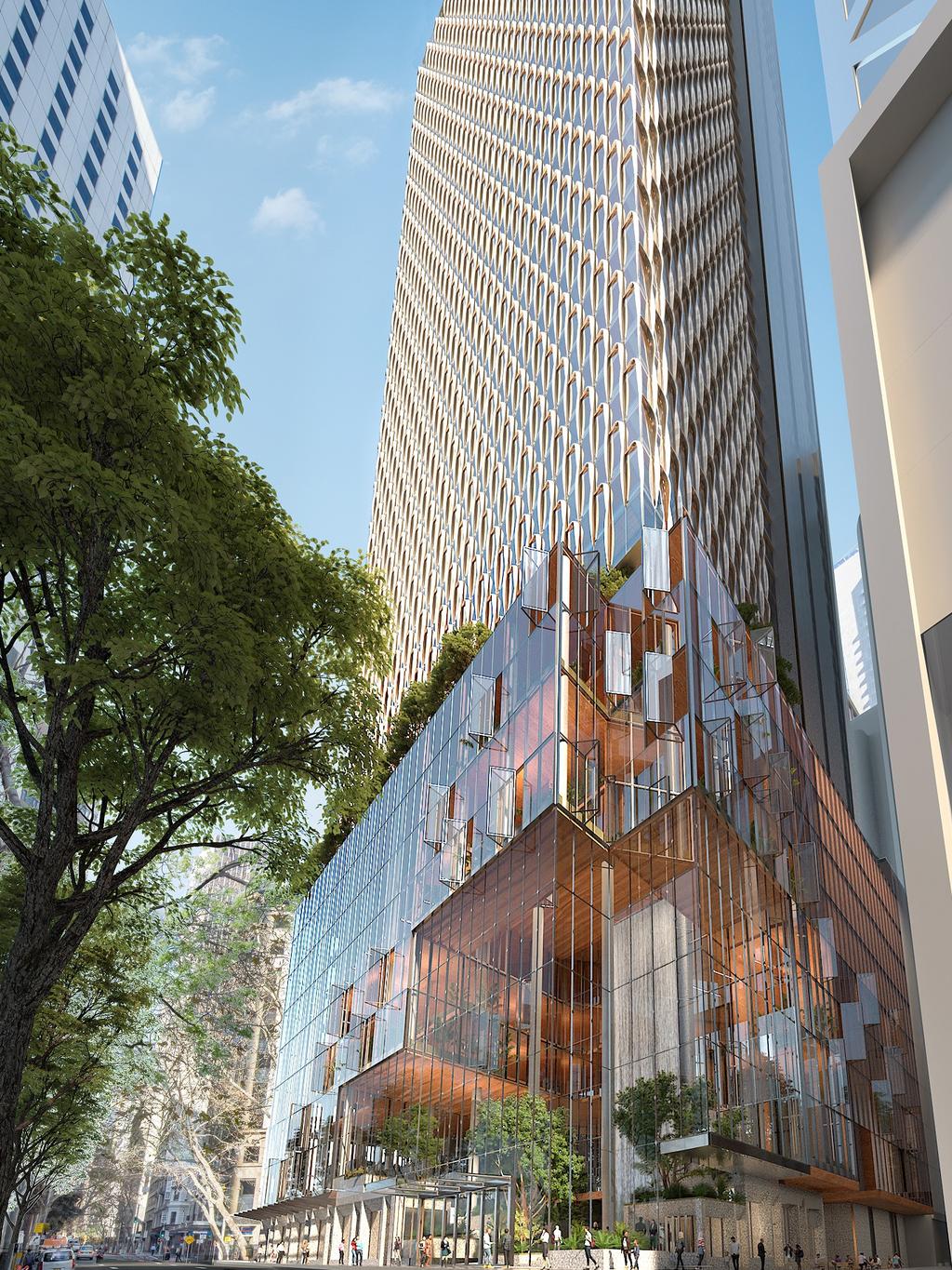 Supplied Editorial Artists impression of 55 Pitt Street