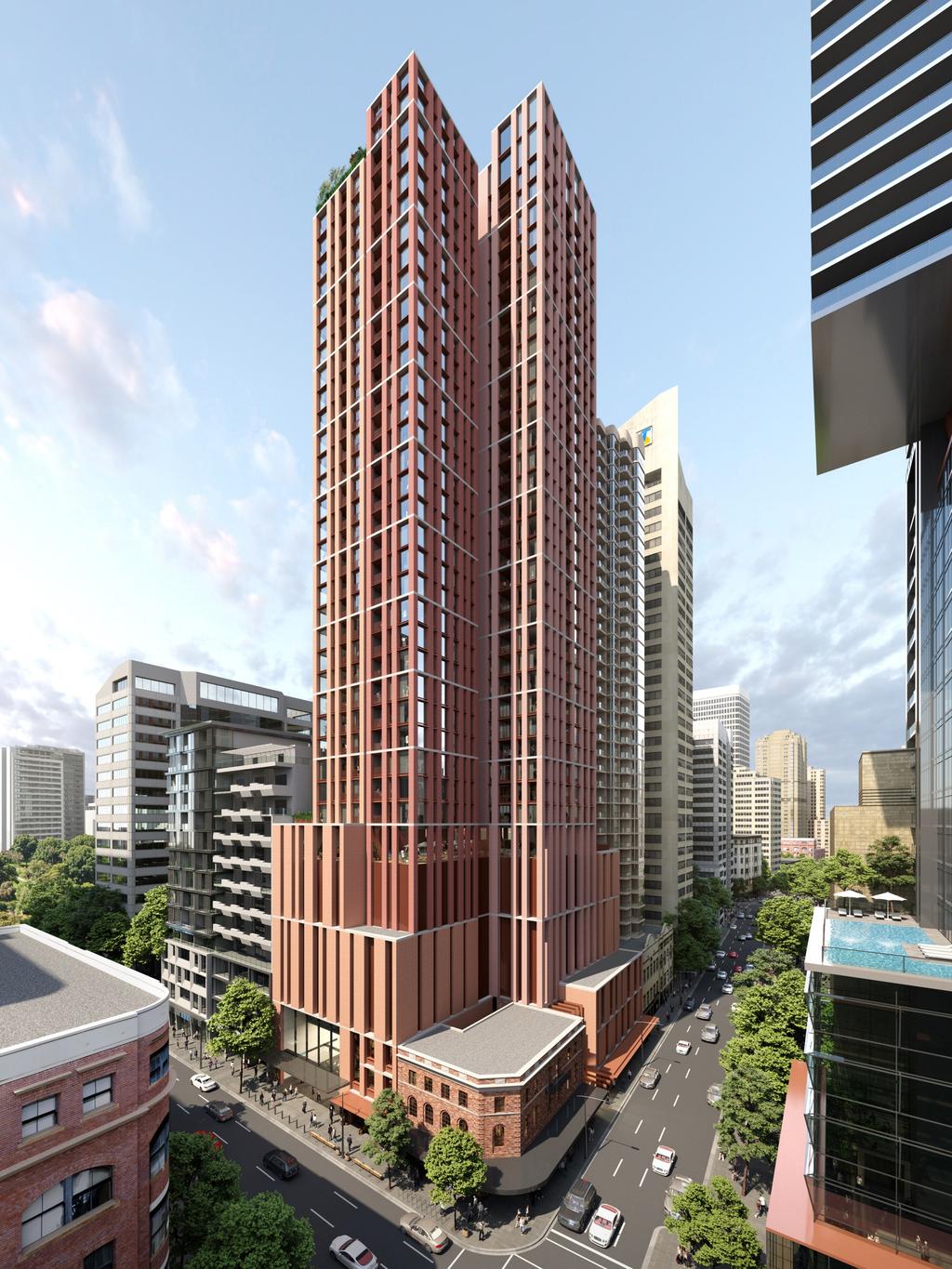 Supplied Editorial Artists impression of the Indi Sydney build-to-rent tower
