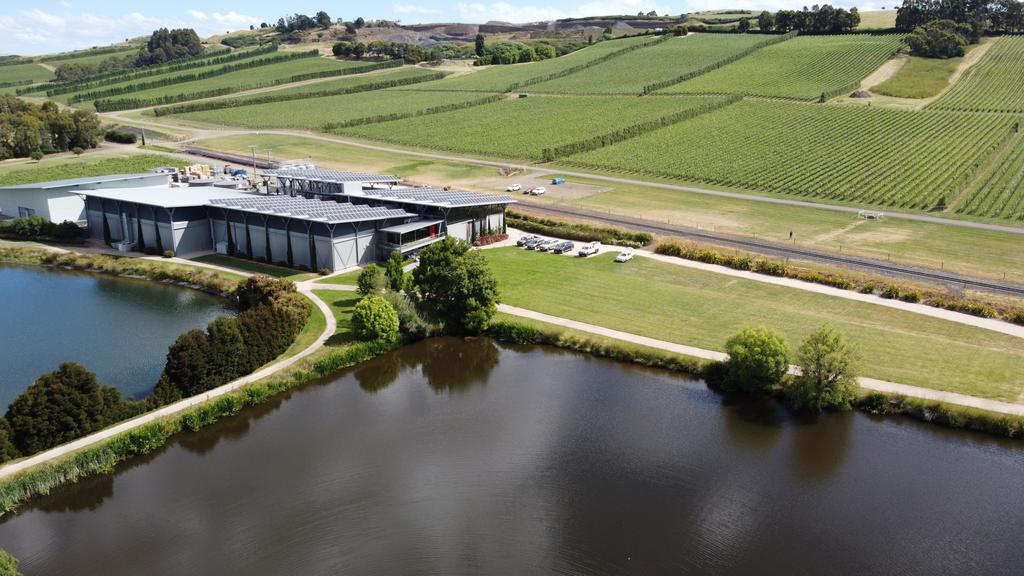 Supplied Editorial Chromy Estat, the Tasmanian vineyard that is the home of Josef Chromy Wines