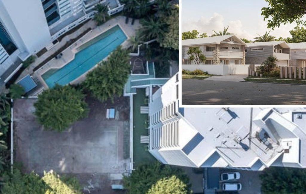 How many houses can you fit on a tennis court?