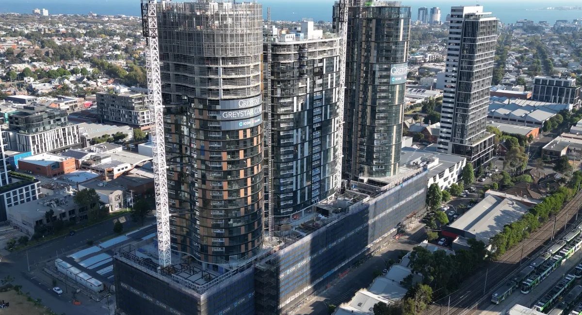 Greystar’s South Melbourne BTR complex will be open to residents in September this year. Picture: Greystar
