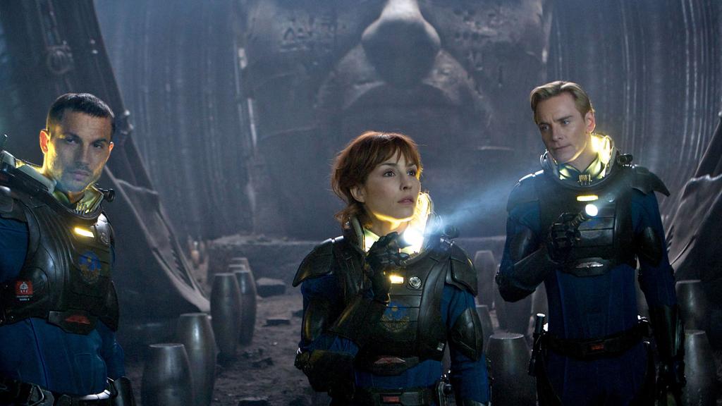 Scene from blockbuster movie Prometheus.