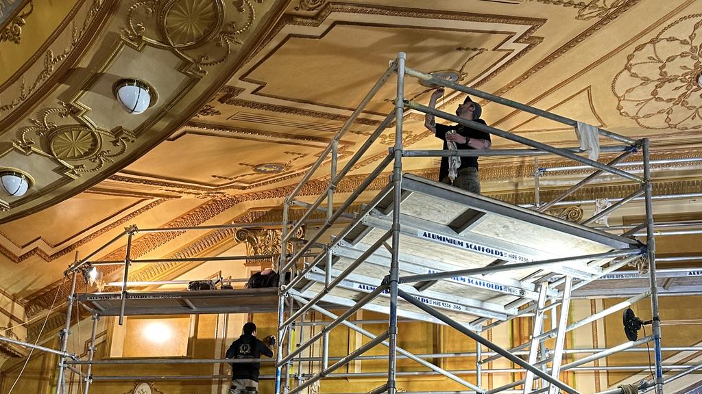 Princess Theatre Auditorium Conservation Works - Picture: Conservation Studio (must credit) - AIA Victorian awards shortlist 2024