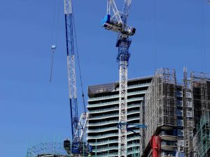 Jump in cranes in use hides slump in residential construction