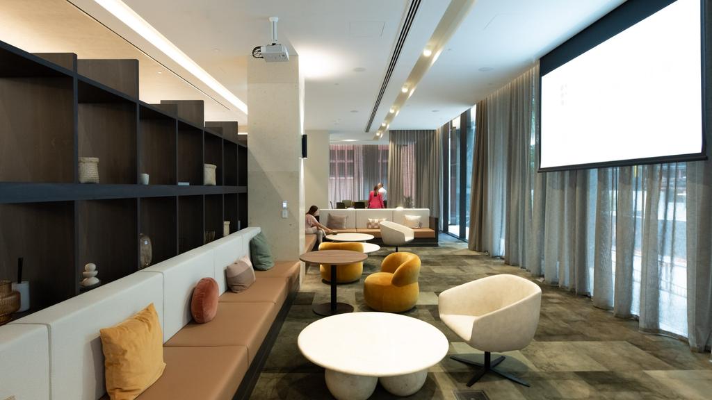 Supplied Editorial Refurbished lobby at 25 Grenfell St, Adelaide. Picture: Supplied by JLL