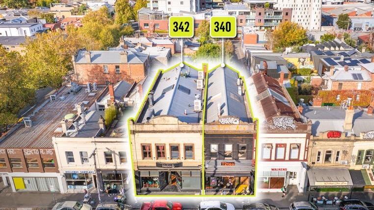 340 & 342 Brunswick St, Fitzroy - for herald sun real estate