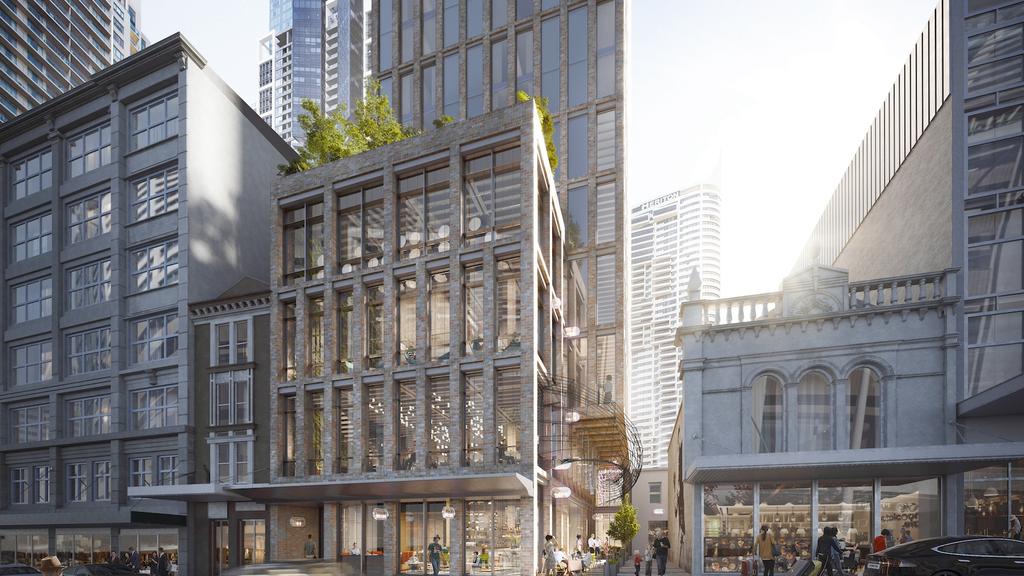 Supplied Editorial Construction has begun on Marriott's upcoming 34-storey Moxy hotel in Sydney's Koreatown