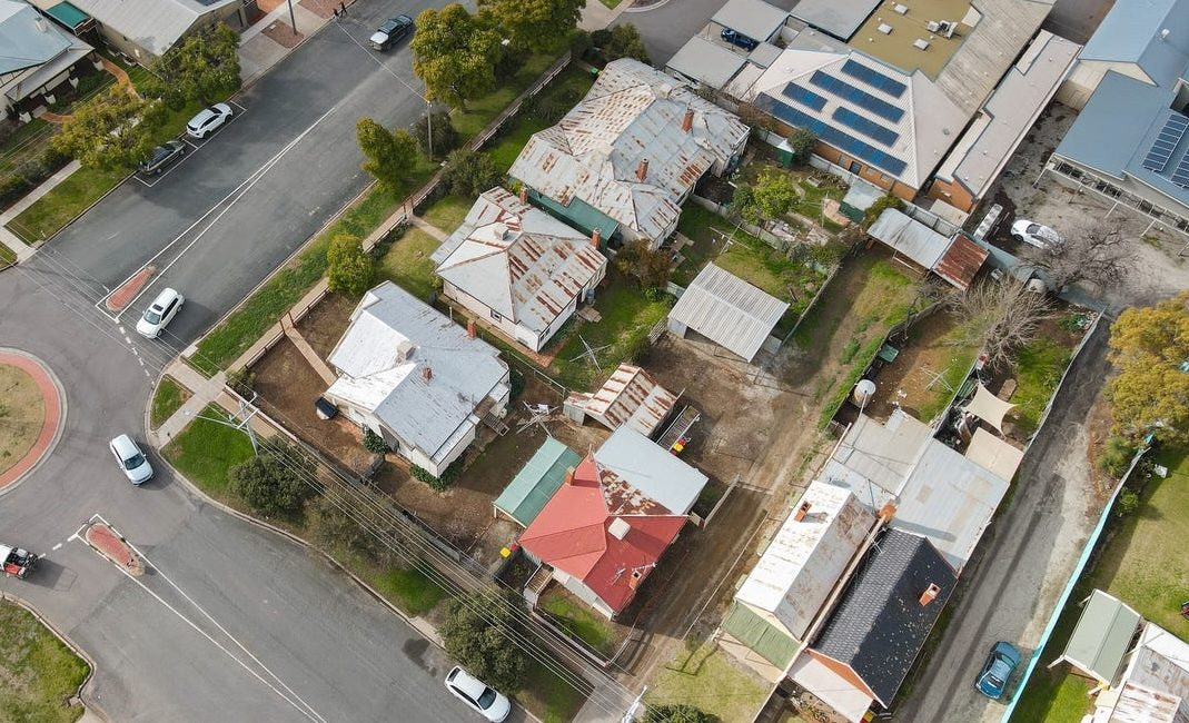 Five properties on one title are up for sale in Kerang in northern Victoria. Picture: realestate.com.au/buy