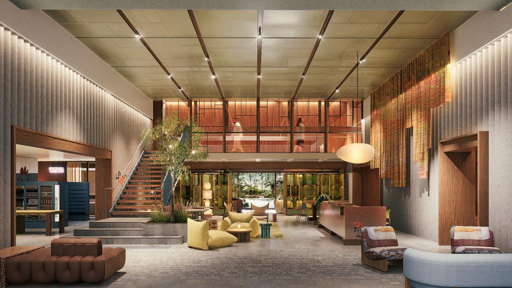 Supplied Editorial Artist's impression of Pembroke's planned build-to-rent development site at 155 Johnston Street, Fitzroy
