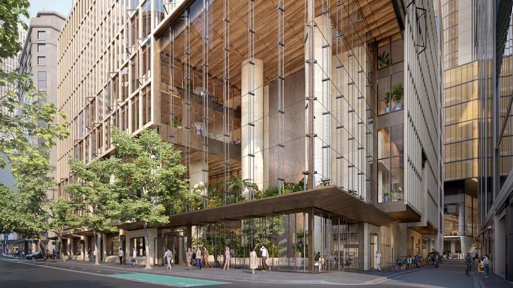 Supplied Editorial An artists impression of Mirvac's 55 Pitt St development