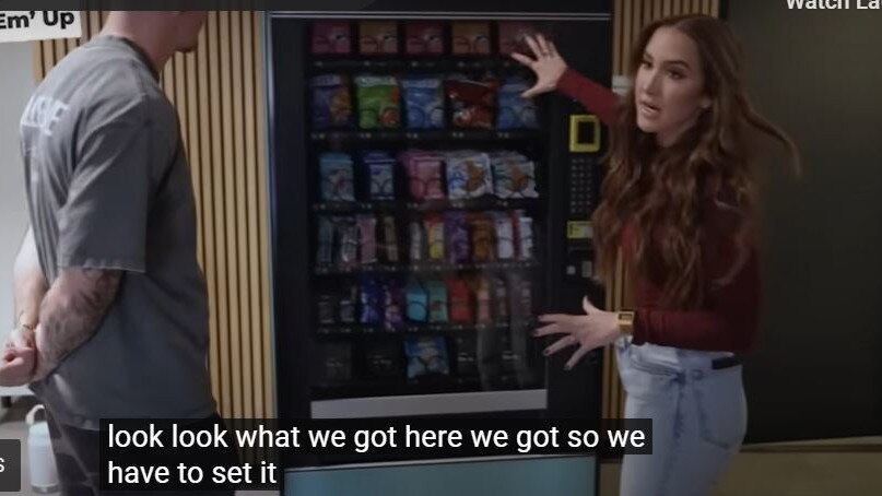 Supplied Real Estate YouTube screenshots for vending machine