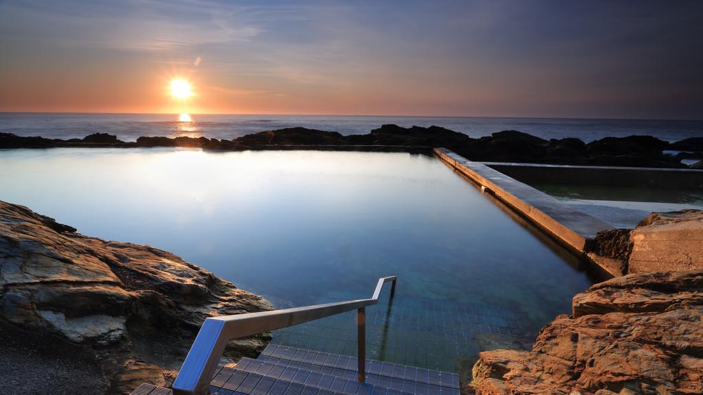 The steps into Blue Pool Bermagui