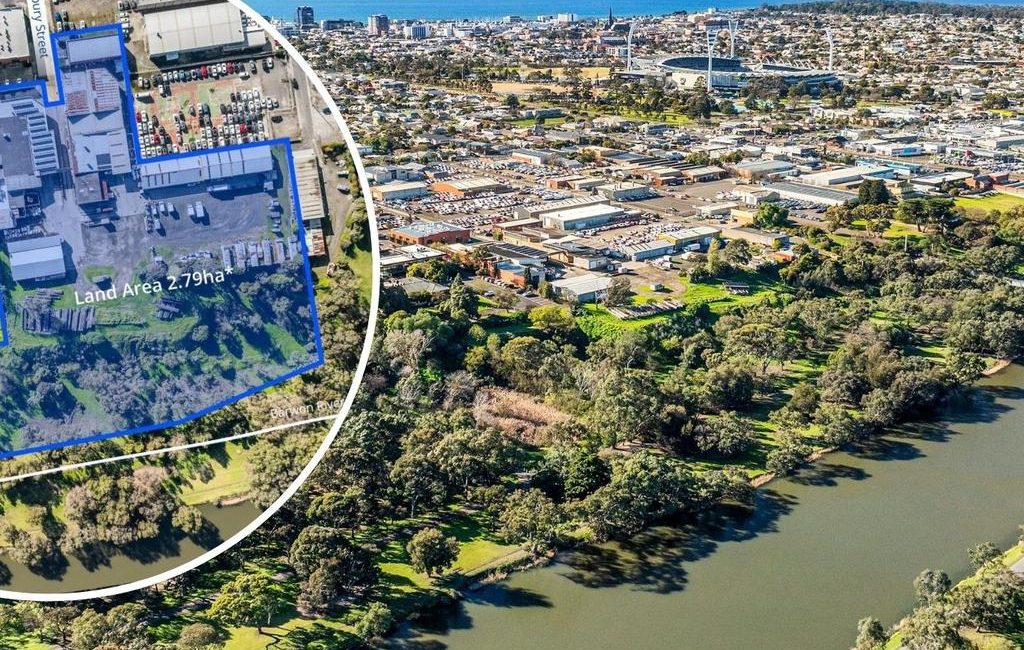 Barwon River cluster grows as Newtown milk site listed for sale