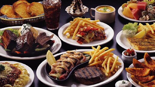 ADVERTORIAL USE ONLY - dishes at Sizzler restaurant - cafes & restaurants steak & chips food recipes archived