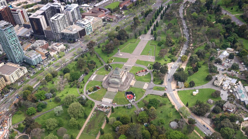 Melbourne City area aerial photos 2022
