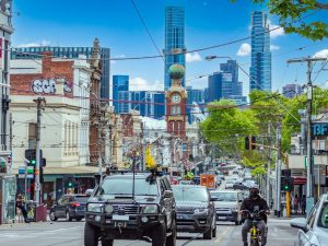 The high street where Melbourne’s gumboot queen found her feet